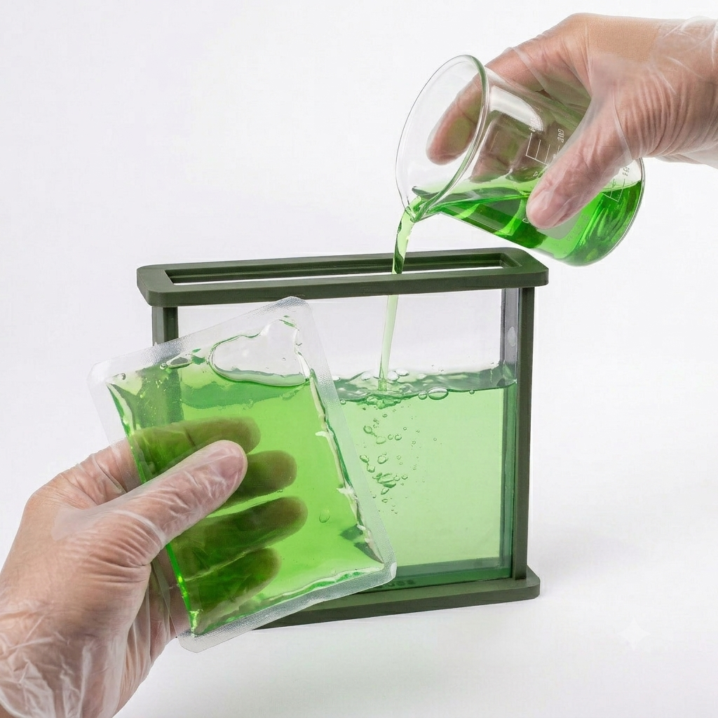 Gel-Nachfüllpackung Grün - Nachfüllung für Ameisenfarm 15x15